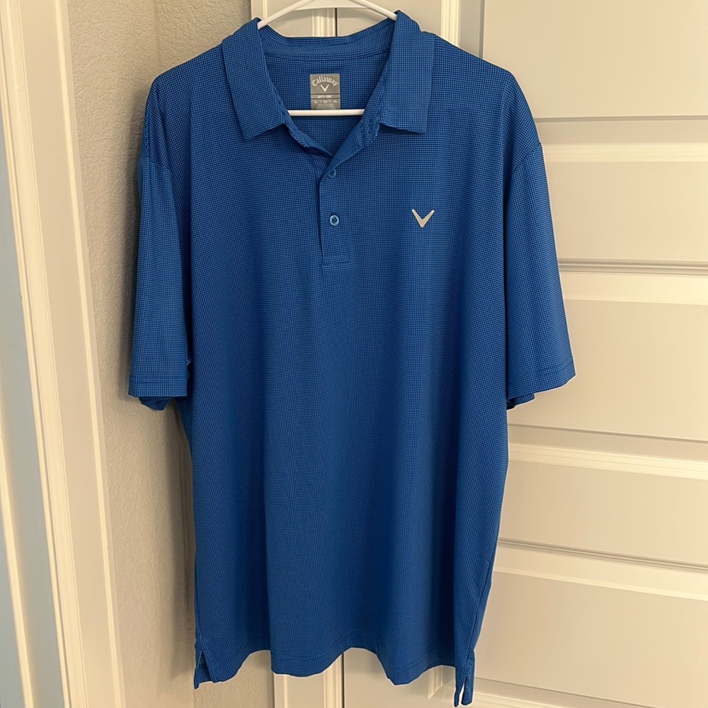 Callaway Opti-Dri Blue Polo